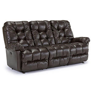 Best Home Furnishings Everlasting Leather Reclining Sofa from Bates Carpet and Furniture Center in Elkins, West Virginia